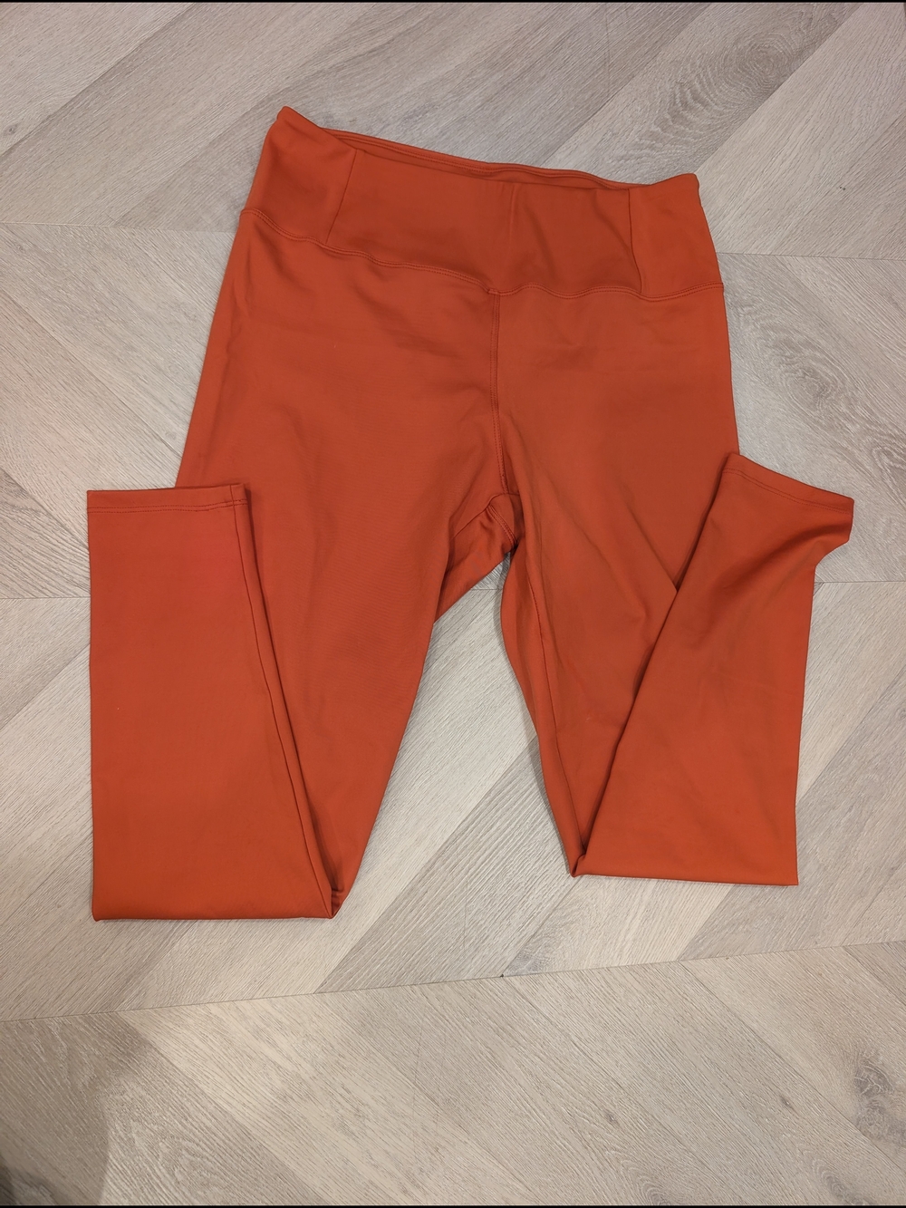 Orange High-Waist Dwelling Leggings
